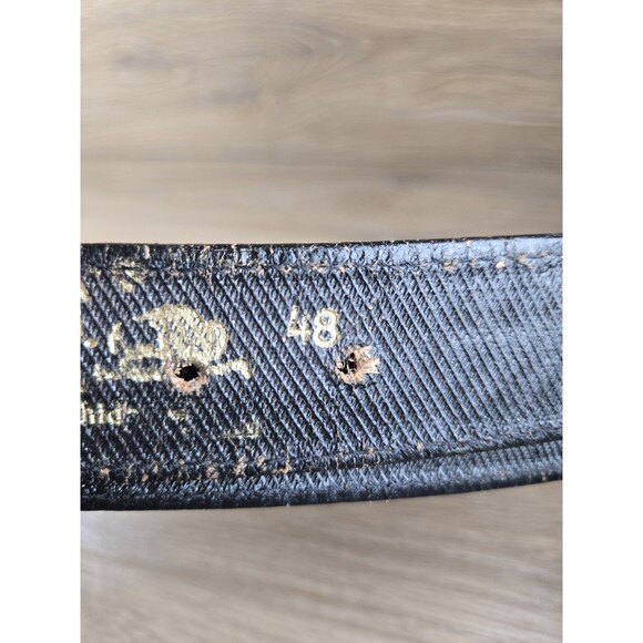 Dakota Belt Co Vintage Belt Strap Leather/Cowhide/silver Size 48 (555) main image 9